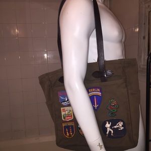 Pre-Loved Auth Filson Vintage Travel Patch Totebag